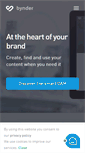 Mobile Screenshot of bynder.com